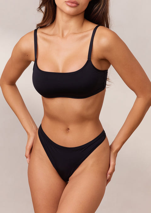 Barely There Bralette - Black – Lounge Underwear