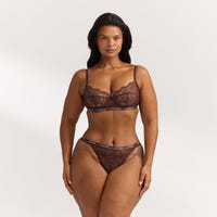 Blossom Balcony Bra - Brunette