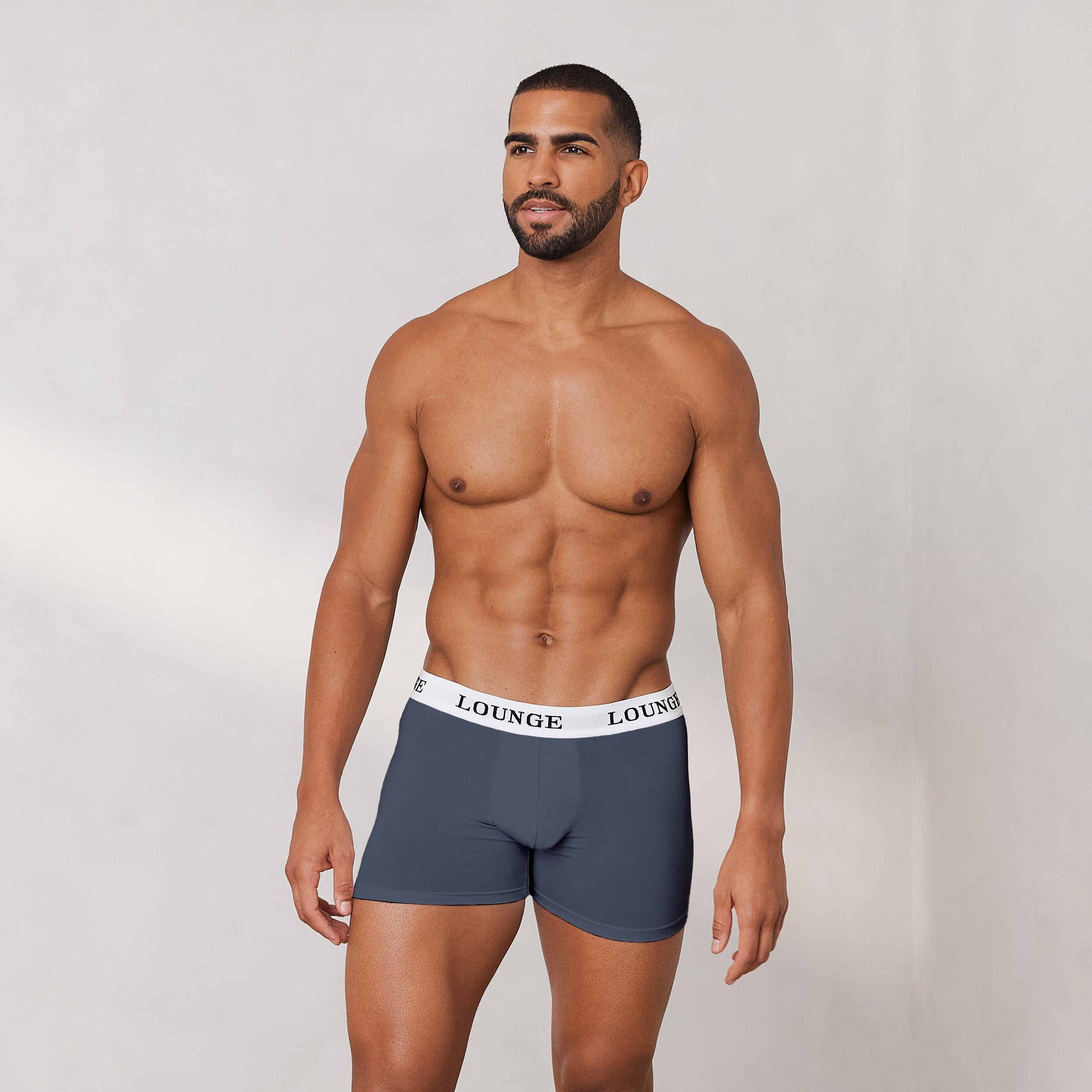 Boxers Walk In Men's Everyday Boxers (3 Pack) - Smoked Blue