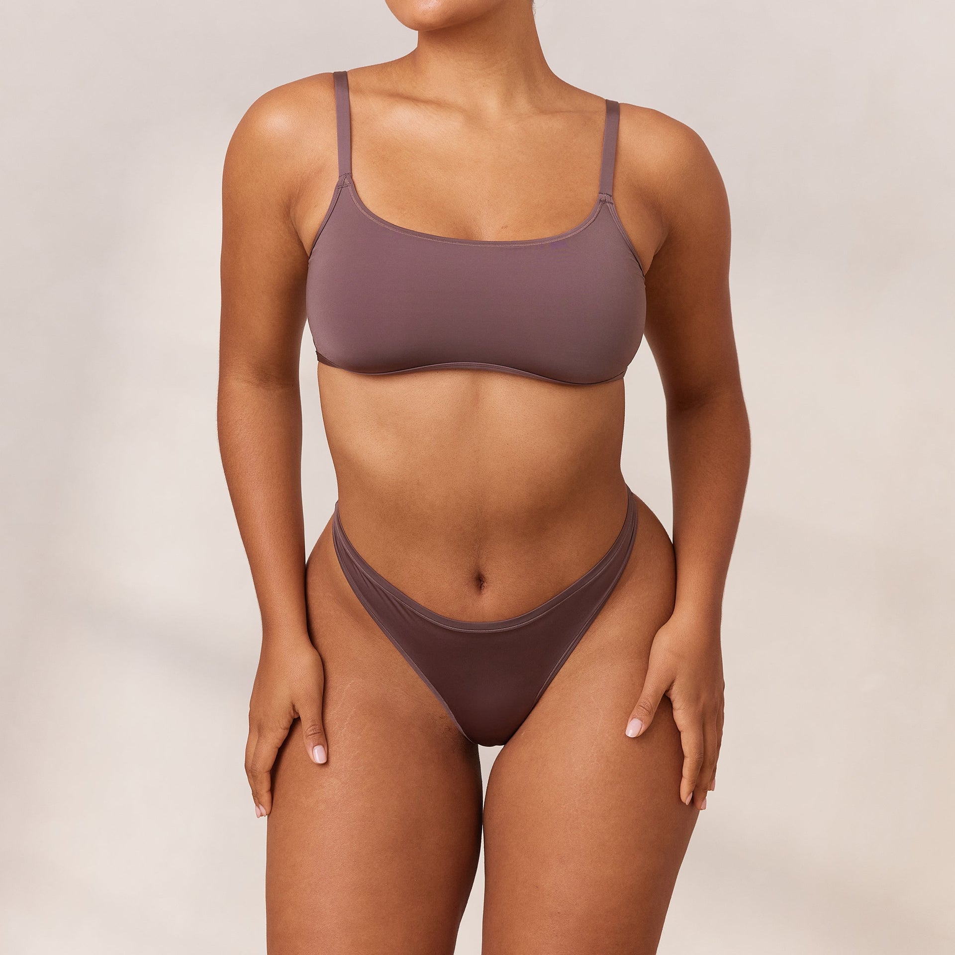 Barely There Plunge Bra - Damson
