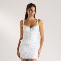 Josephine Corset Top - White