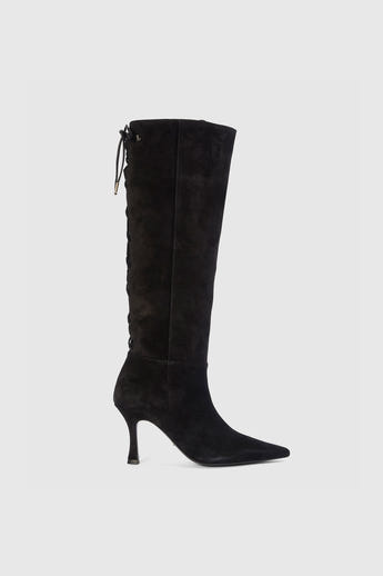 Electra Knee-High Boots - Black alternate