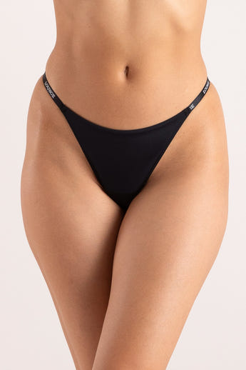 Luxury Thong - Black