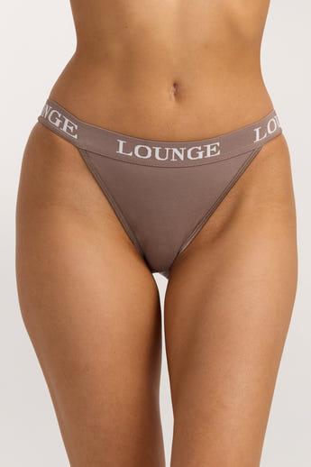 Bamboo Triangle Briefs - Coffee