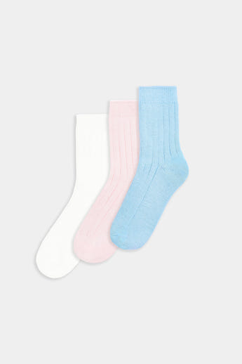 Chunky Ribbed Socks (3-Pack) - Multi