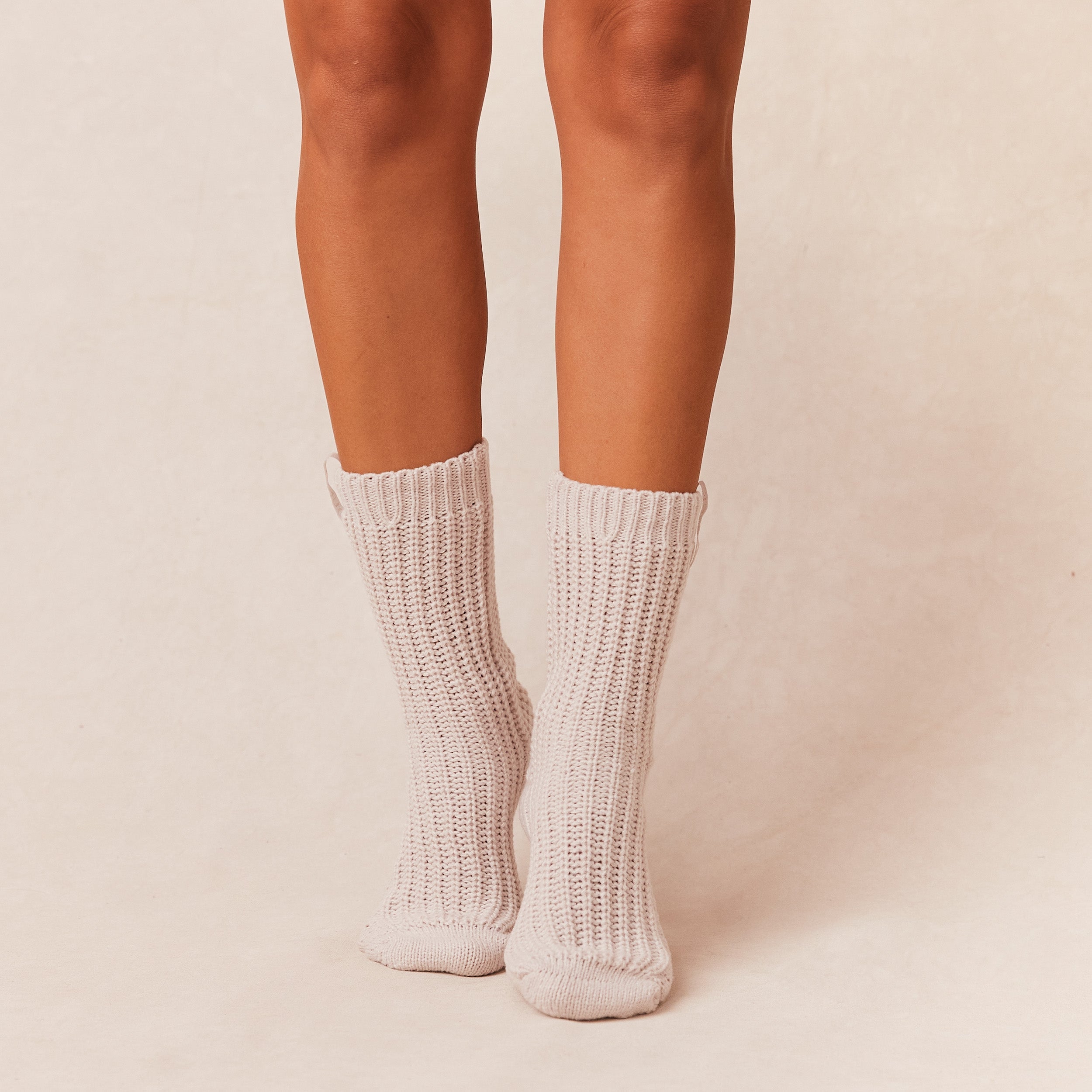 Snooze Knitted Socks - Cream