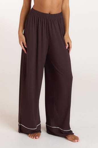 Modal Pyjama Bottoms - Dark Chocolate