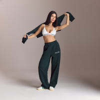 Lounge Living Straight-Leg Joggers - Forest Green