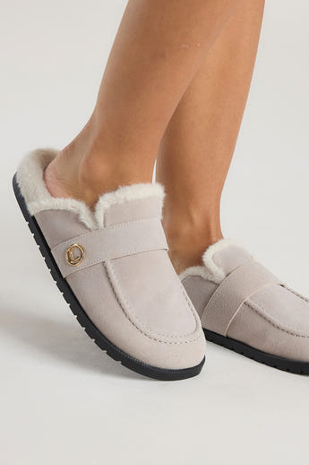 Amara Mules - Light Grey