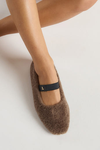 Allegra Ballet Flats - Mink