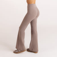 ContourSoft™ Flared Leggings - Mushroom