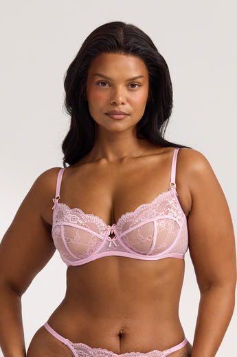 Adelyn Balcony Bra - Pink