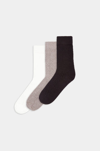 Pointelle Socks (3-Pack) - Multi