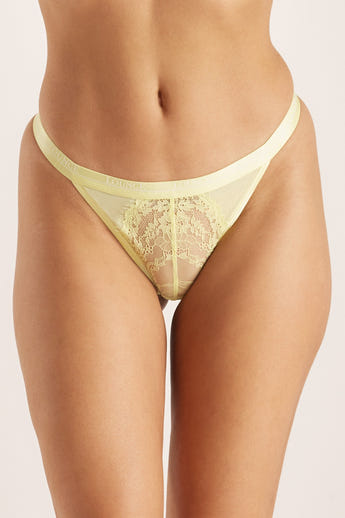 Entice Thong - Yellow