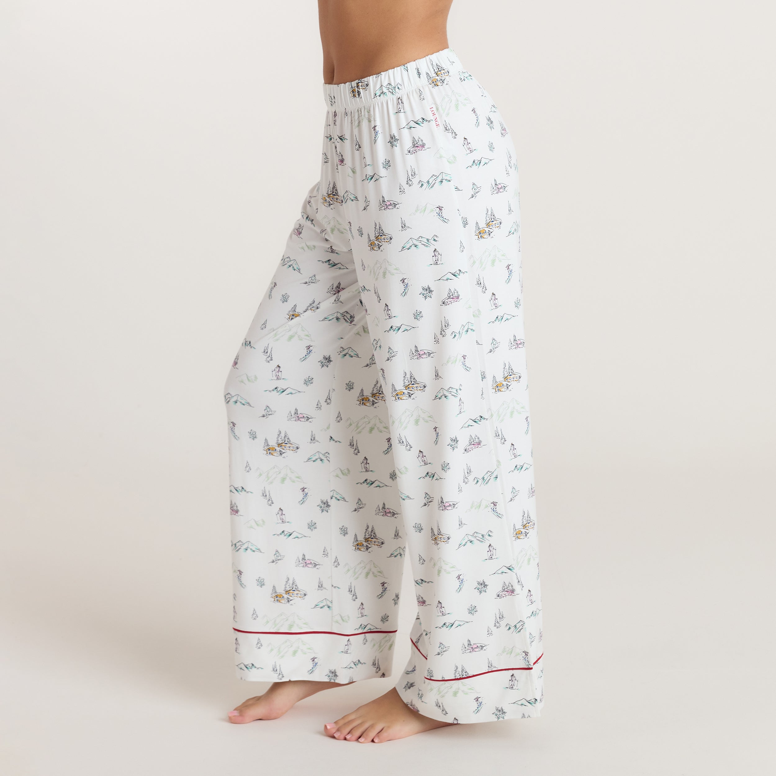 Alpine Dreams Pyjama Bottoms | Alpine Dreams Pyjama Bottoms - Ski Print