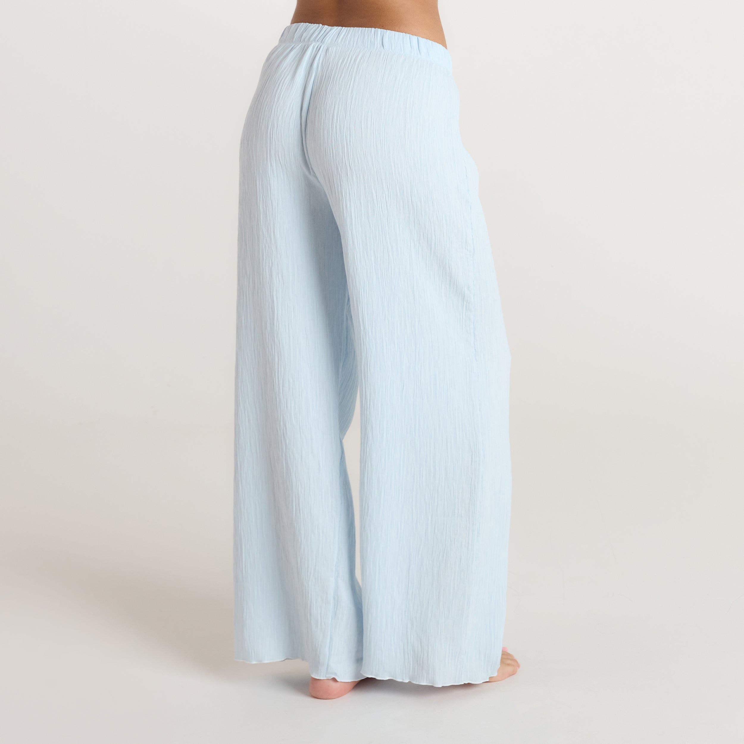 Crinkle Pyjama Bottoms - Blue alternate