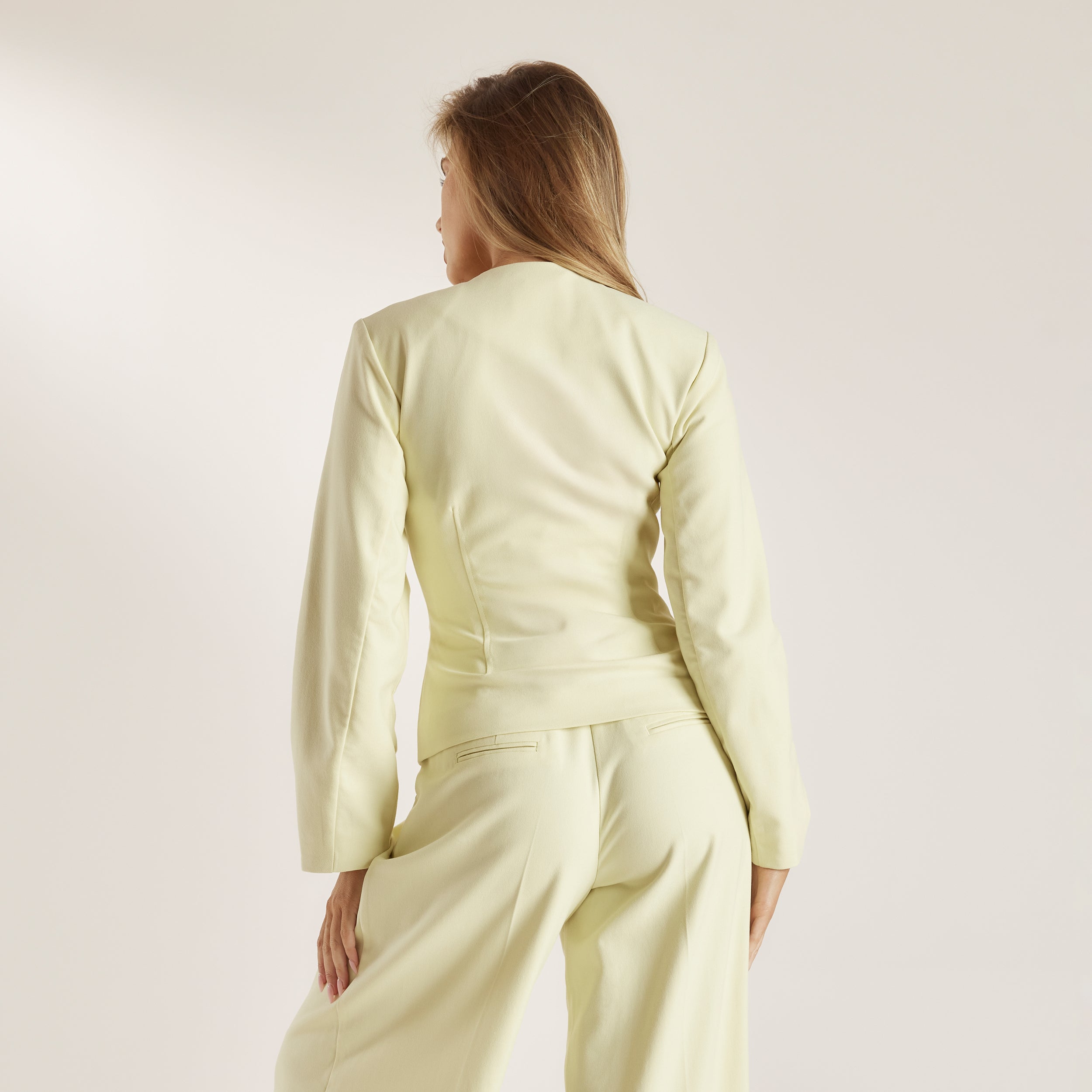 Structured Jacket | Structured Jacket - Buttermilk