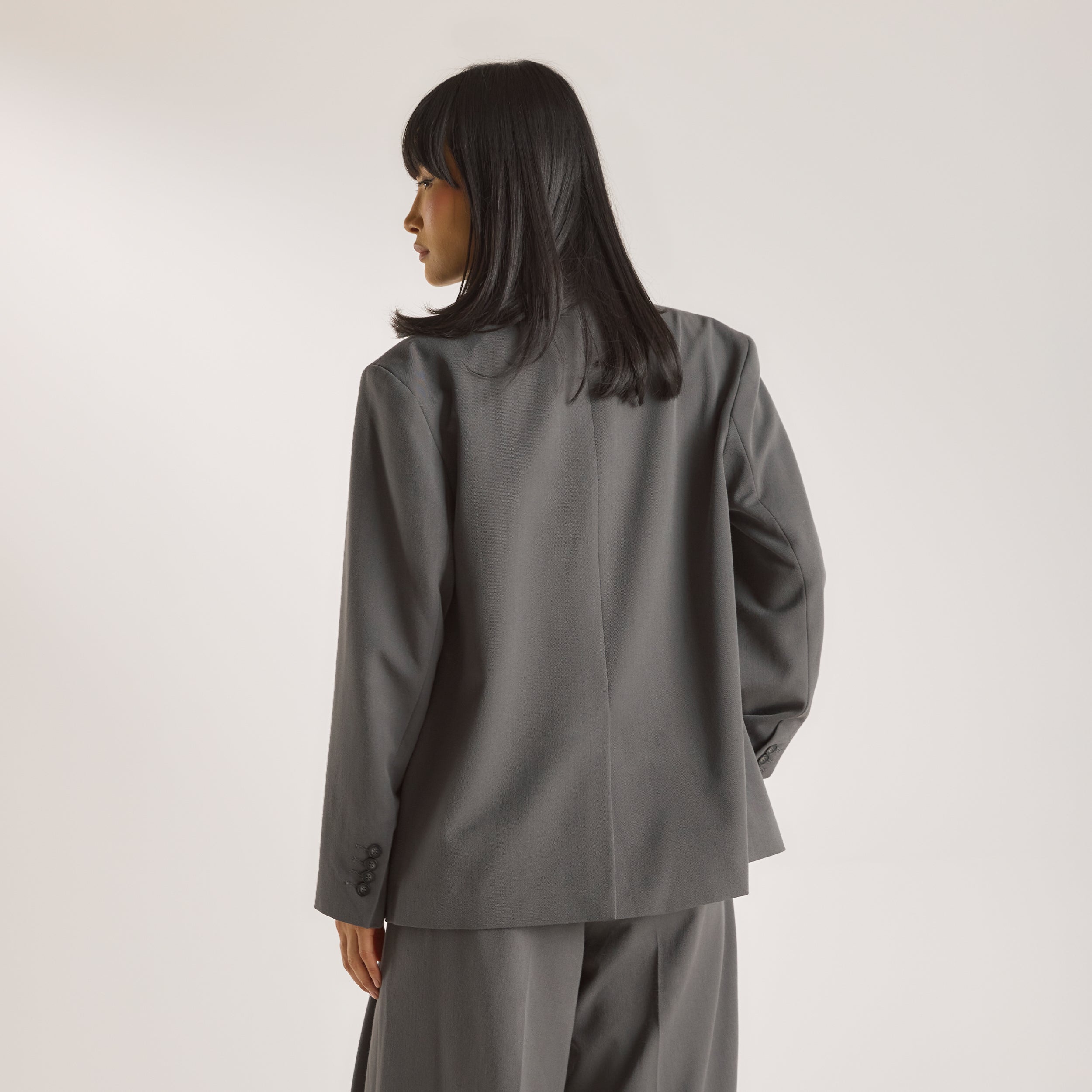 Oversized Blazer - Charcoal alternate