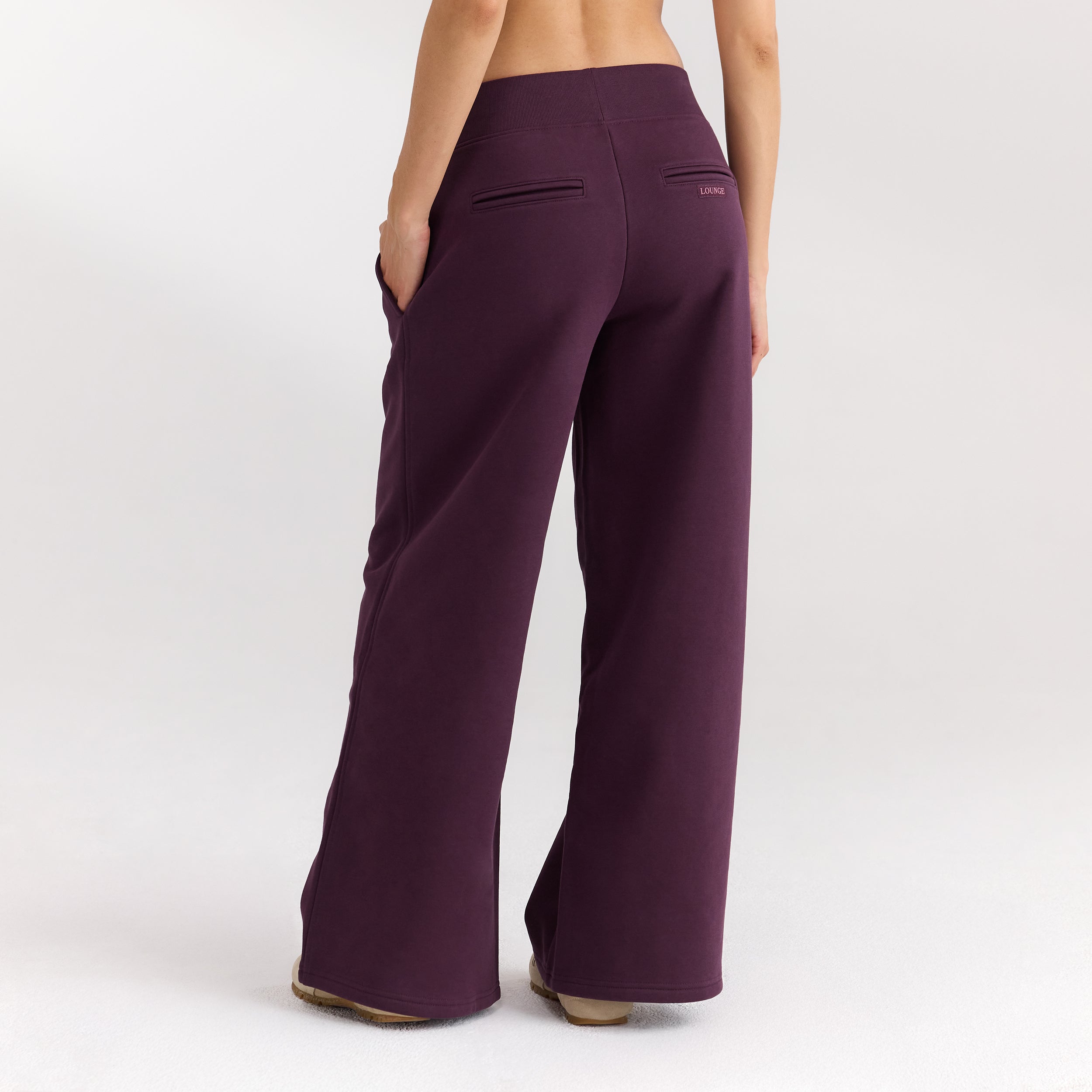 Straight-Leg Joggers | Straight-Leg Joggers - Cherry Lacquer