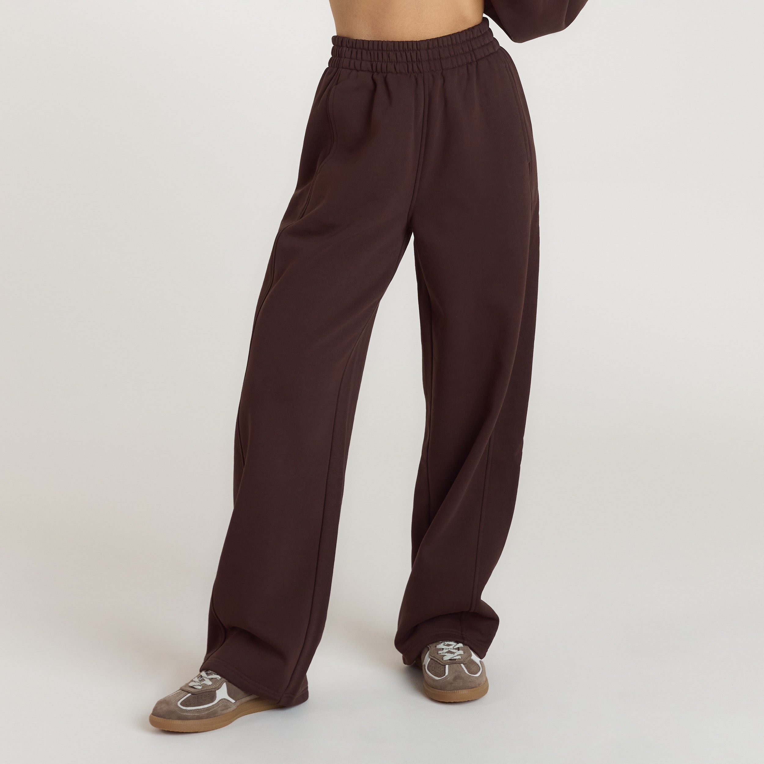 Lounge Living Straight-Leg Joggers | Lounge Living Straight-Leg Joggers - Chocolate