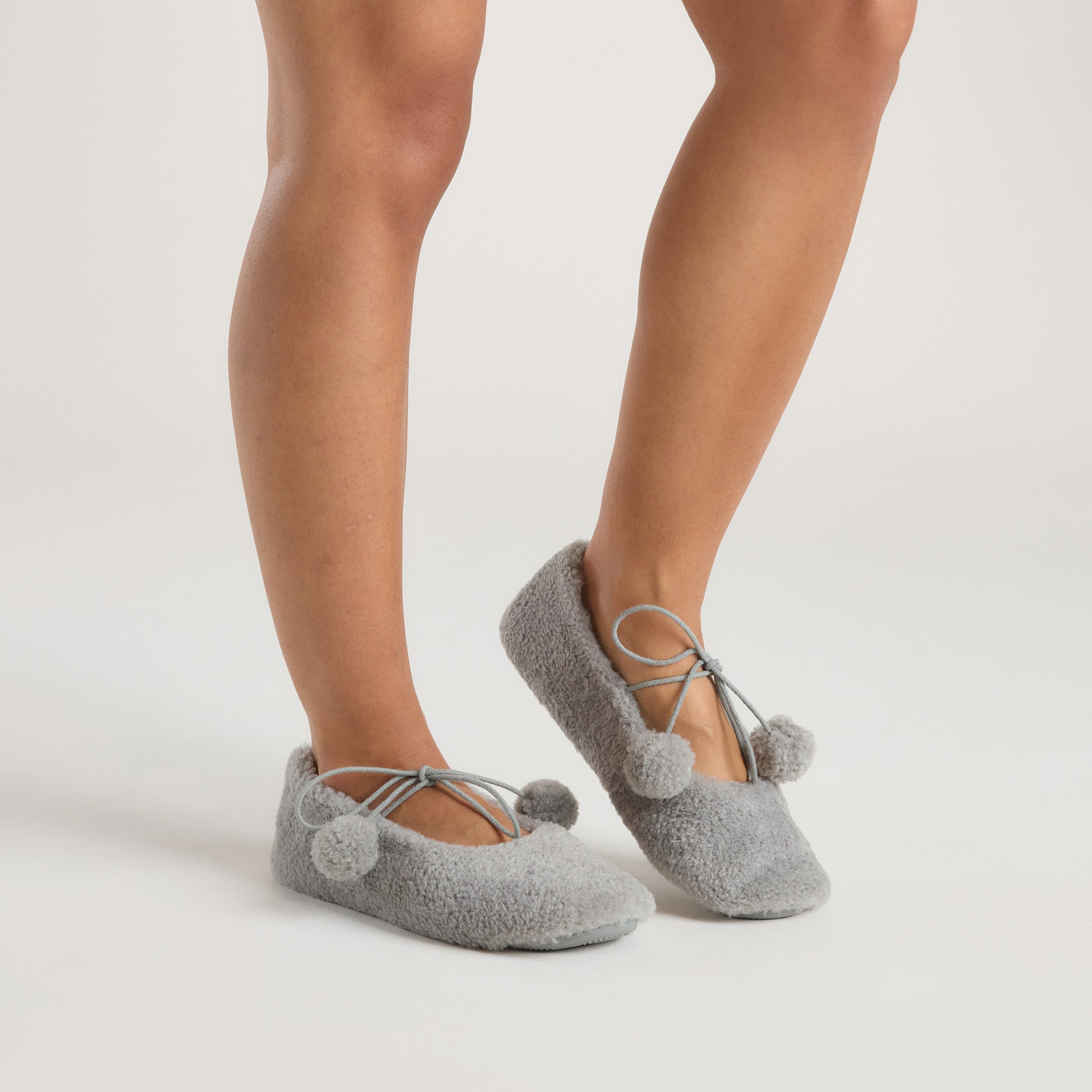 Poppy Ballet Slippers | Poppy Ballet Slippers - Grey