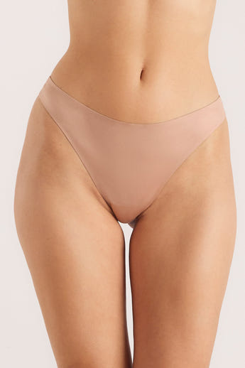 Seamless Bonded Thongs (3-Pack) - Honey alternate
