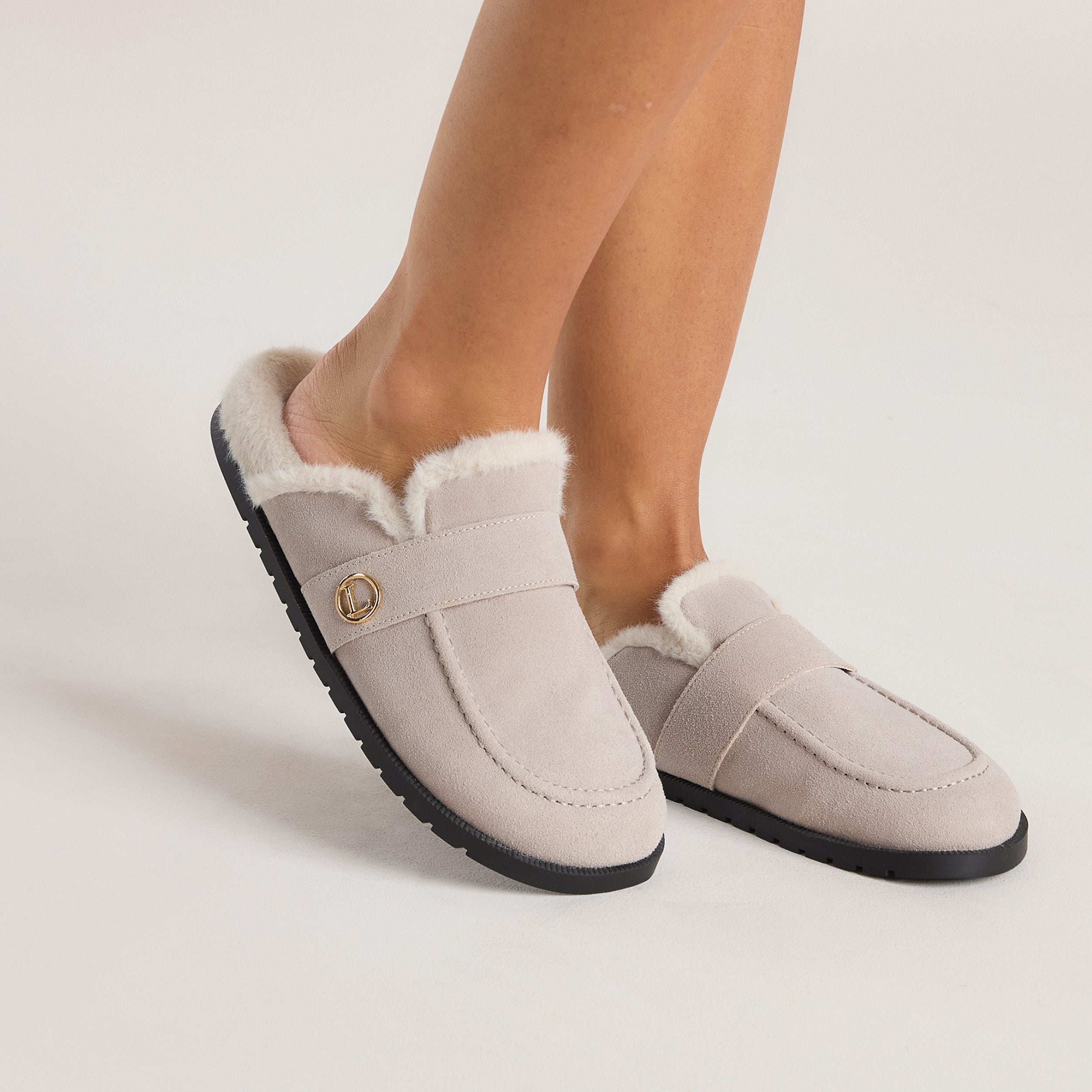 Amara Mules | Amara Mules - Light Grey