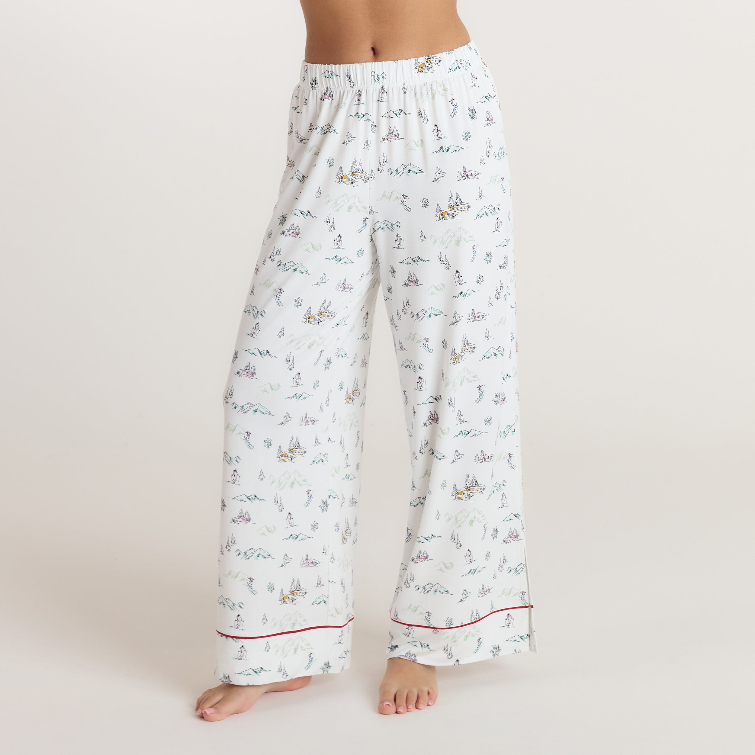 Alpine Dreams Pyjama Bottoms | Alpine Dreams Pyjama Bottoms - Ski Print