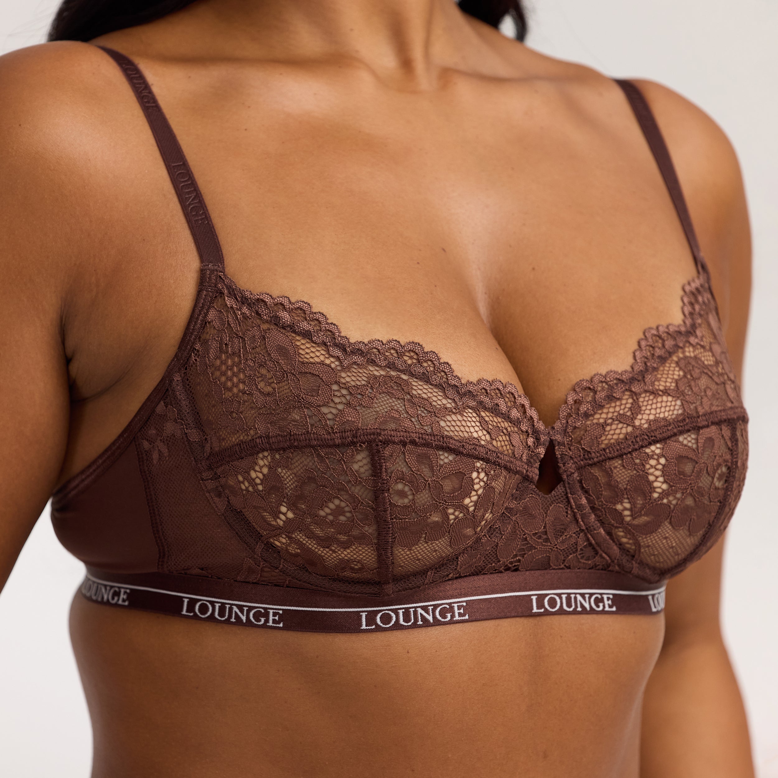 Blossom Balcony Bra | Blossom Balcony Bra  - Brunette