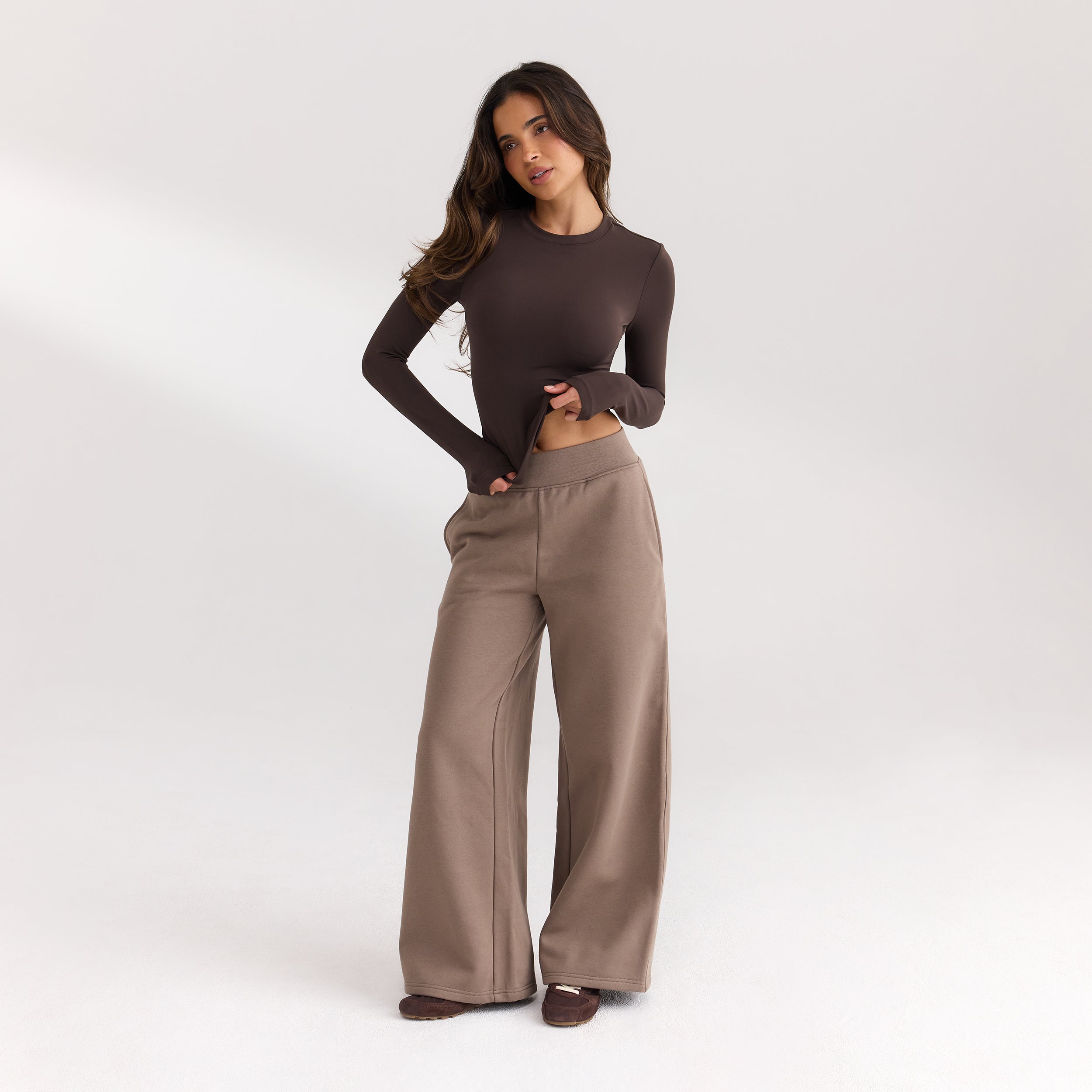 ContourSoft™ Long-Sleeve Top | ContourSoft™ Long-Sleeve Top - Dark Chocolate