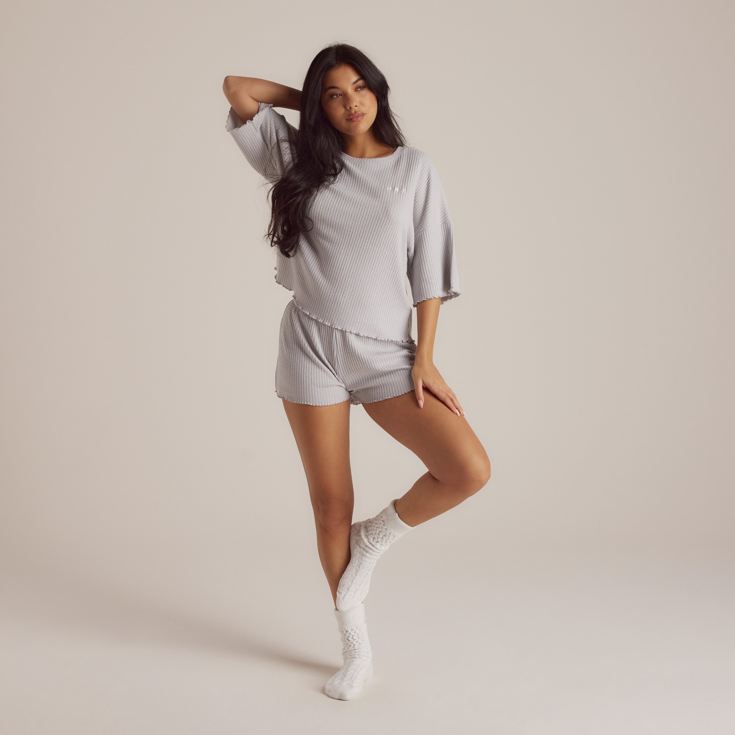 Soft Waffle Pyjama Shorts  | Imaani, S