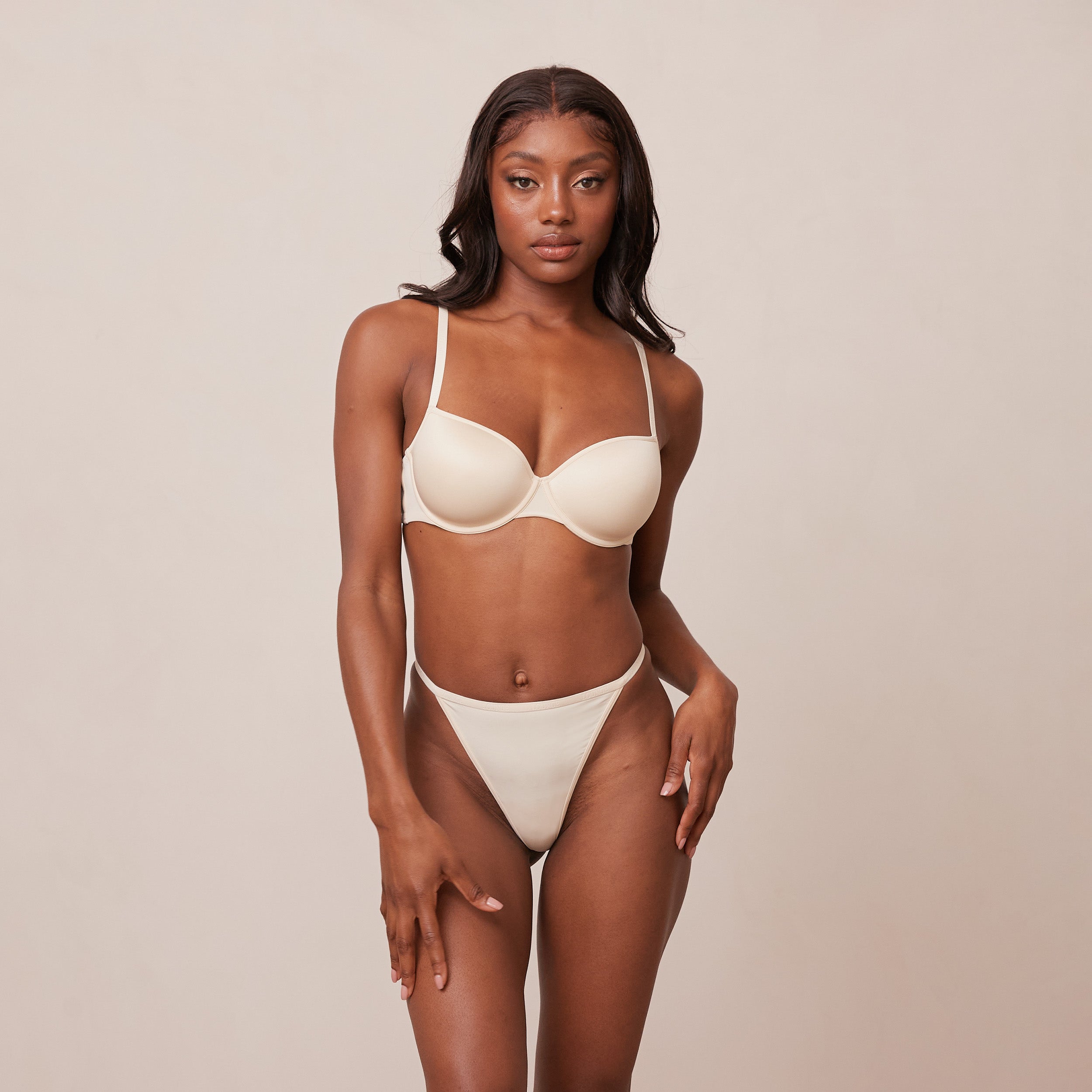 Your Everyday T-shirt Bra | Amina, 12D/S (Thong)
