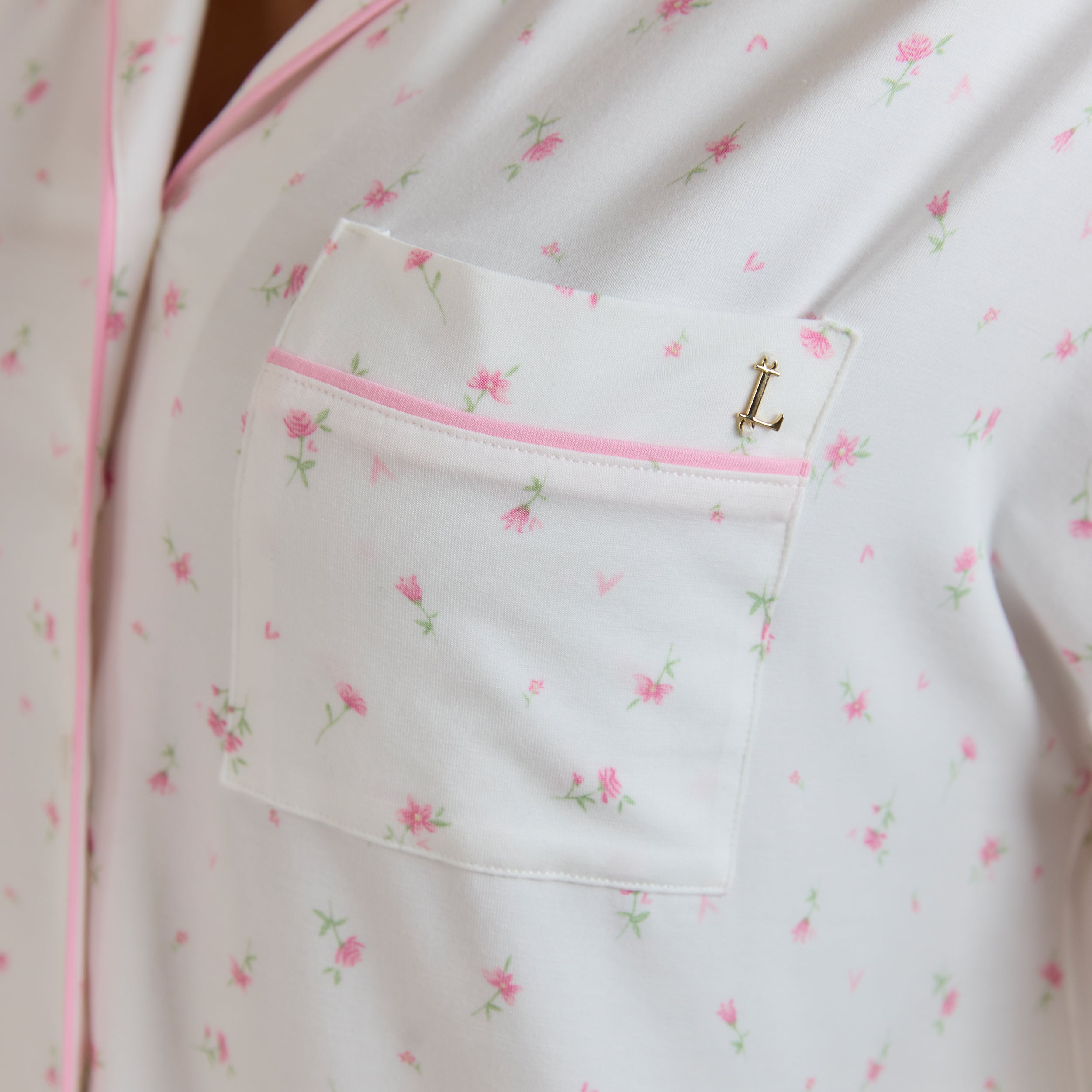 Modal Pyjama Shirt | Modal Pyjama Shirt - Floral Print