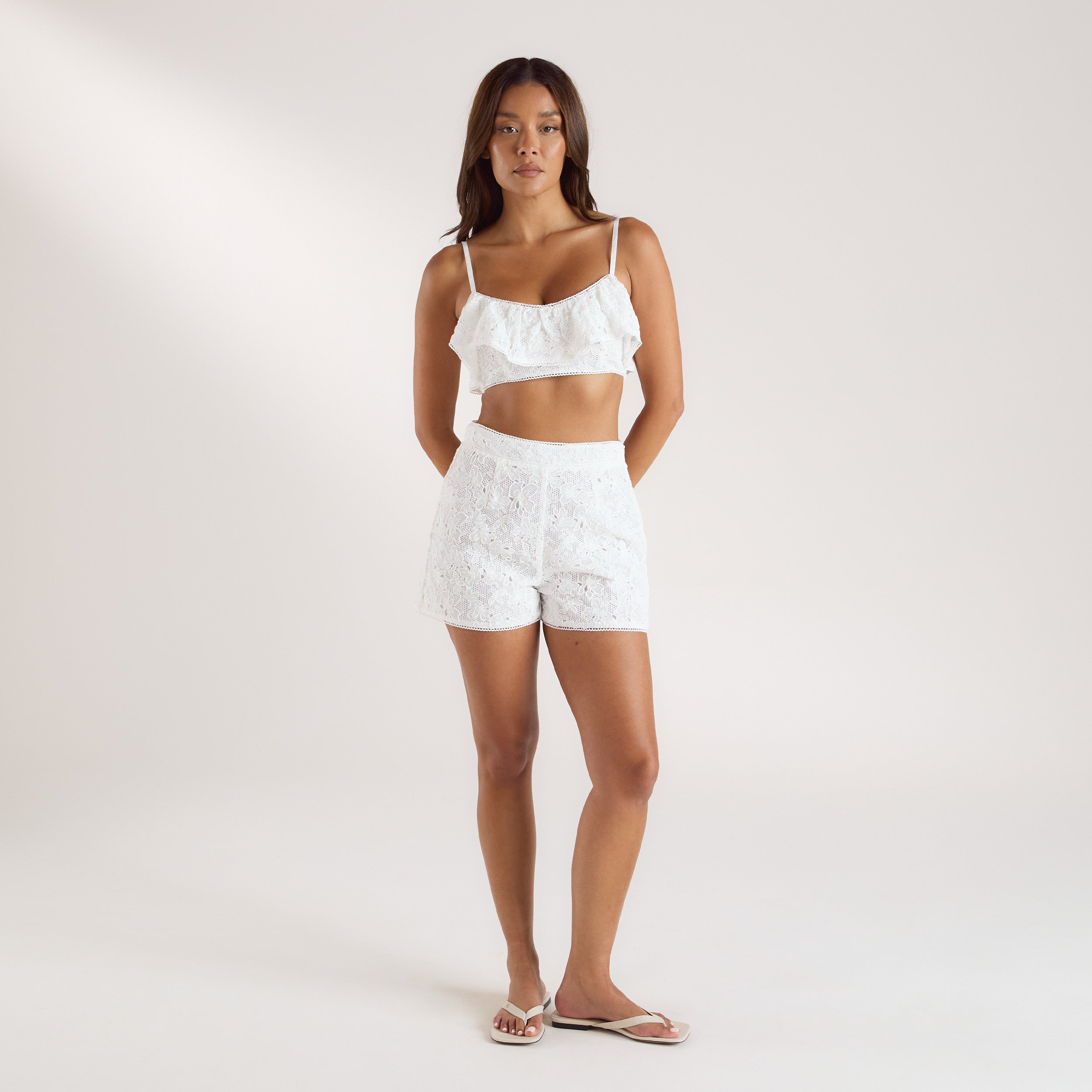 Lace Bralette | Lace Bralette - White