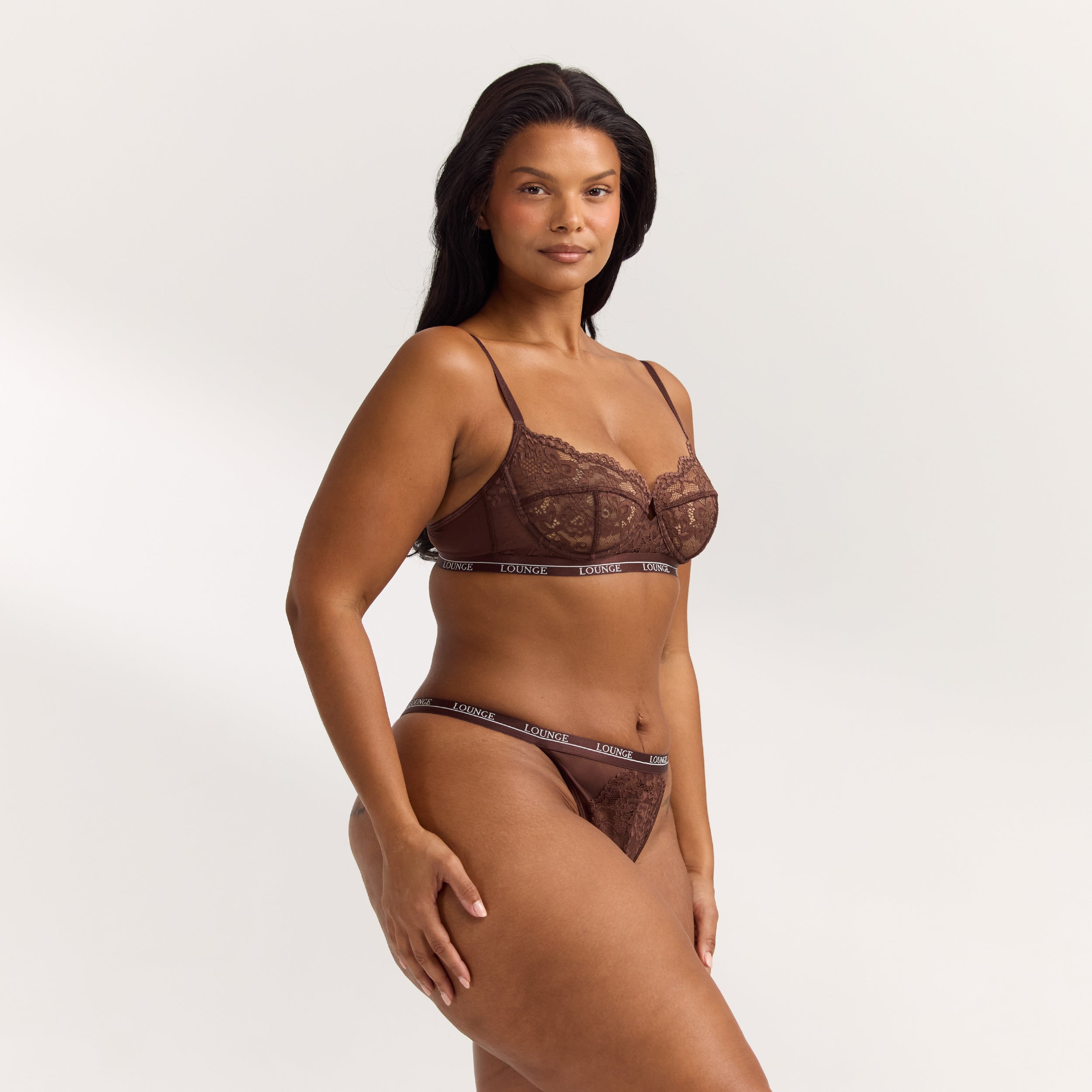 Blossom Balcony Bra | Blossom Balcony Bra  - Brunette