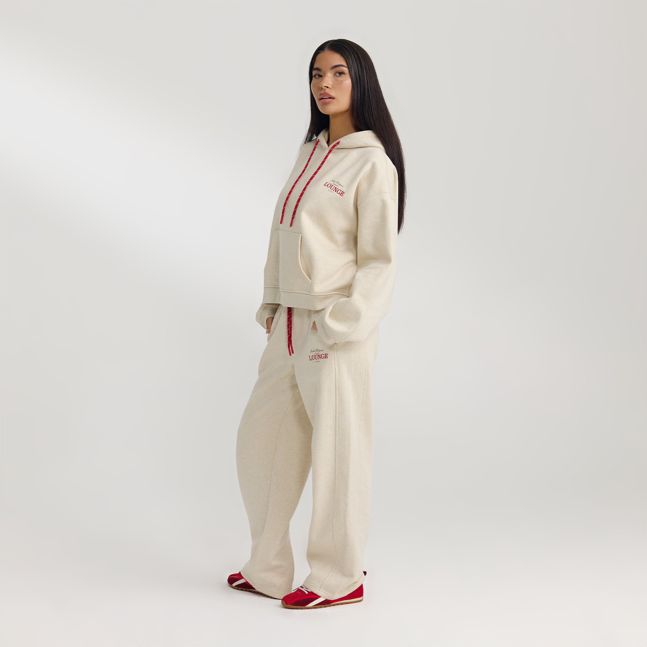 Oversized Hoodie | Oversized Hoodie - Oat Marl