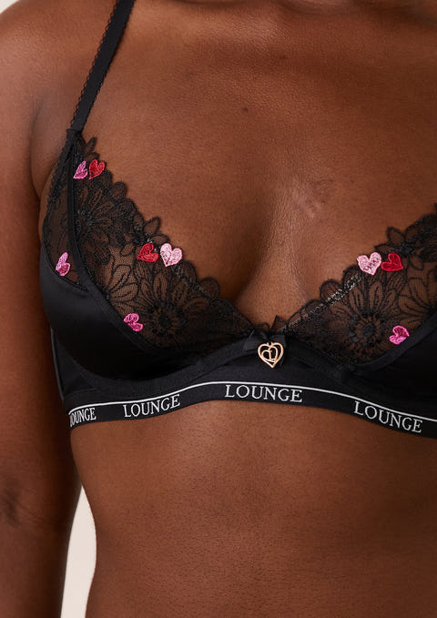Lounge Underwear Black Zalia Intimate Set UK 34B – Reliked