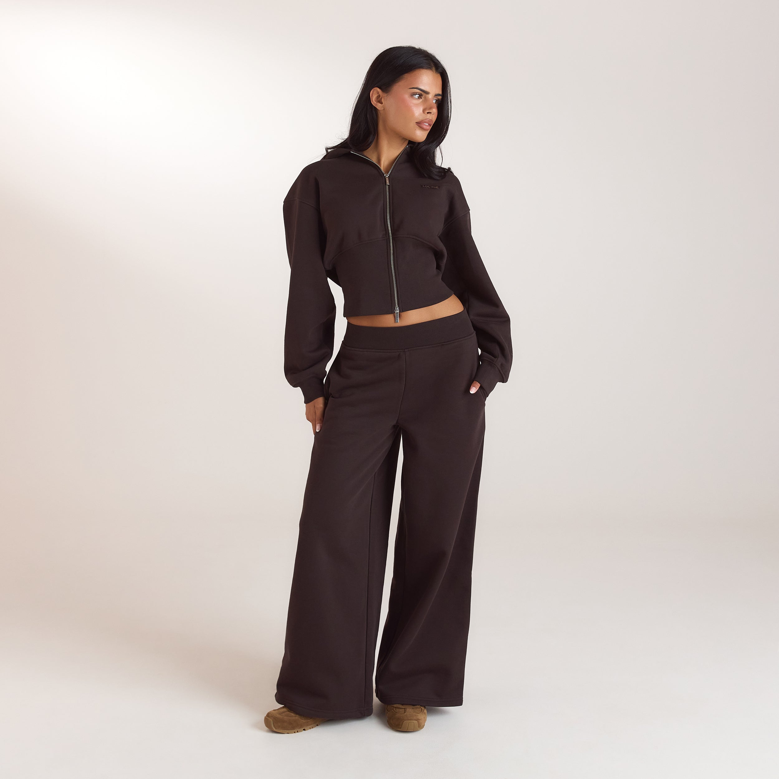 Straight-Leg Joggers | Straight-Leg Joggers - Dark Chocolate