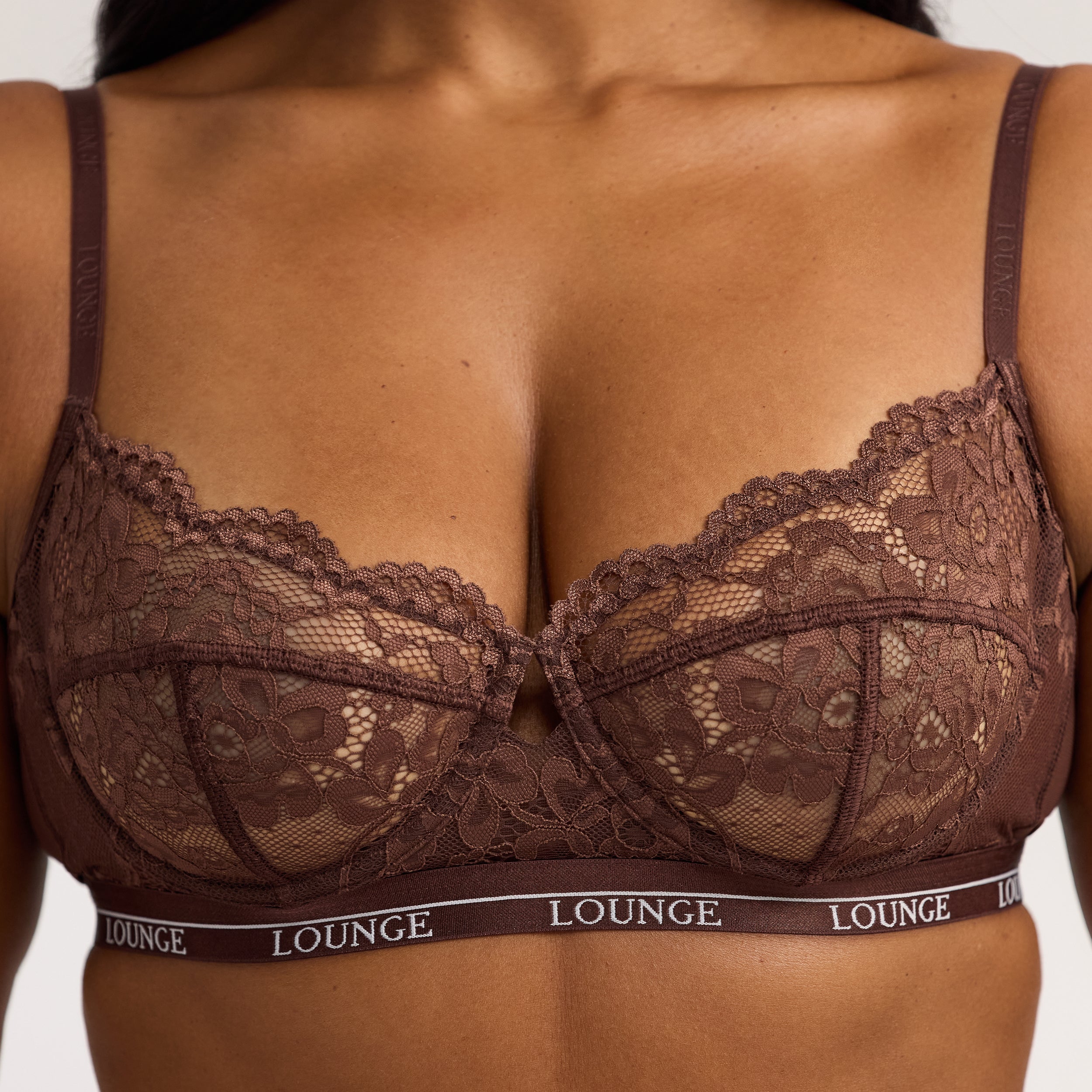 Blossom Balcony Bra | Blossom Balcony Bra  - Brunette