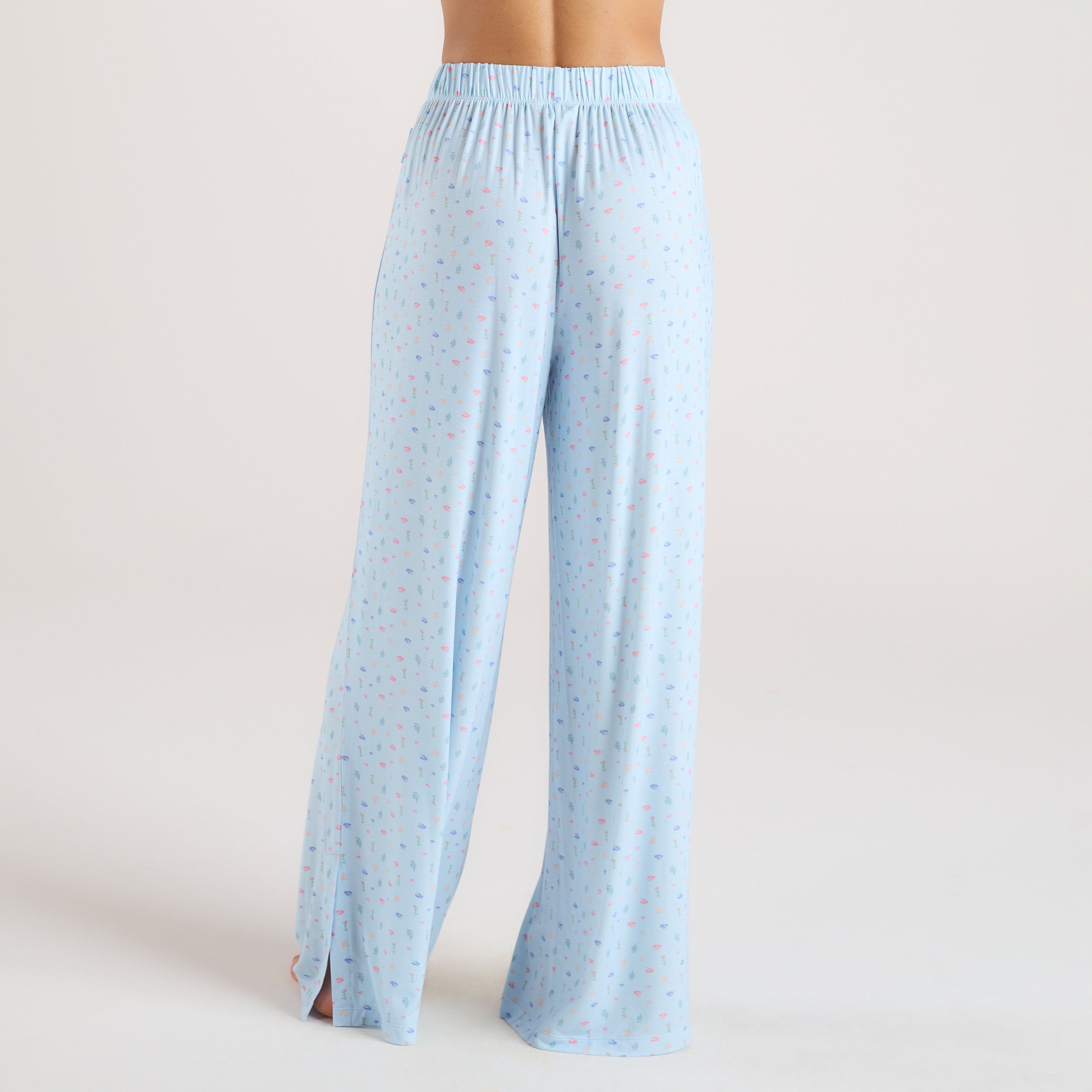 Modal Pyjama Bottoms | Modal Pyjama Bottoms - Blue Floral