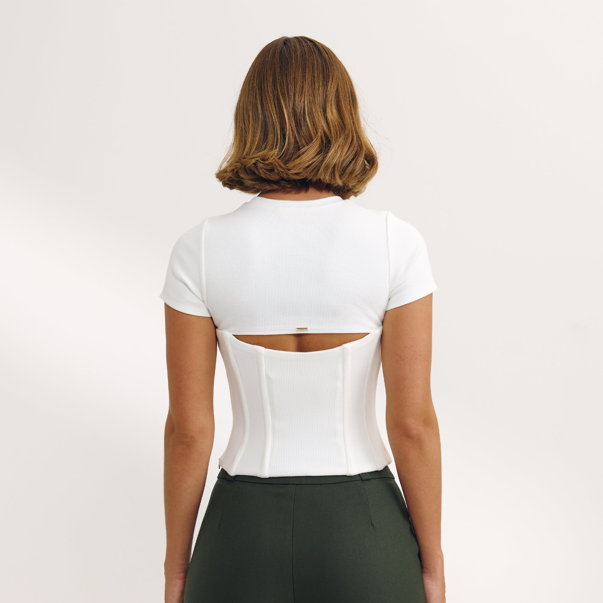 Corset T-Shirt | Corset T-Shirt - Off White