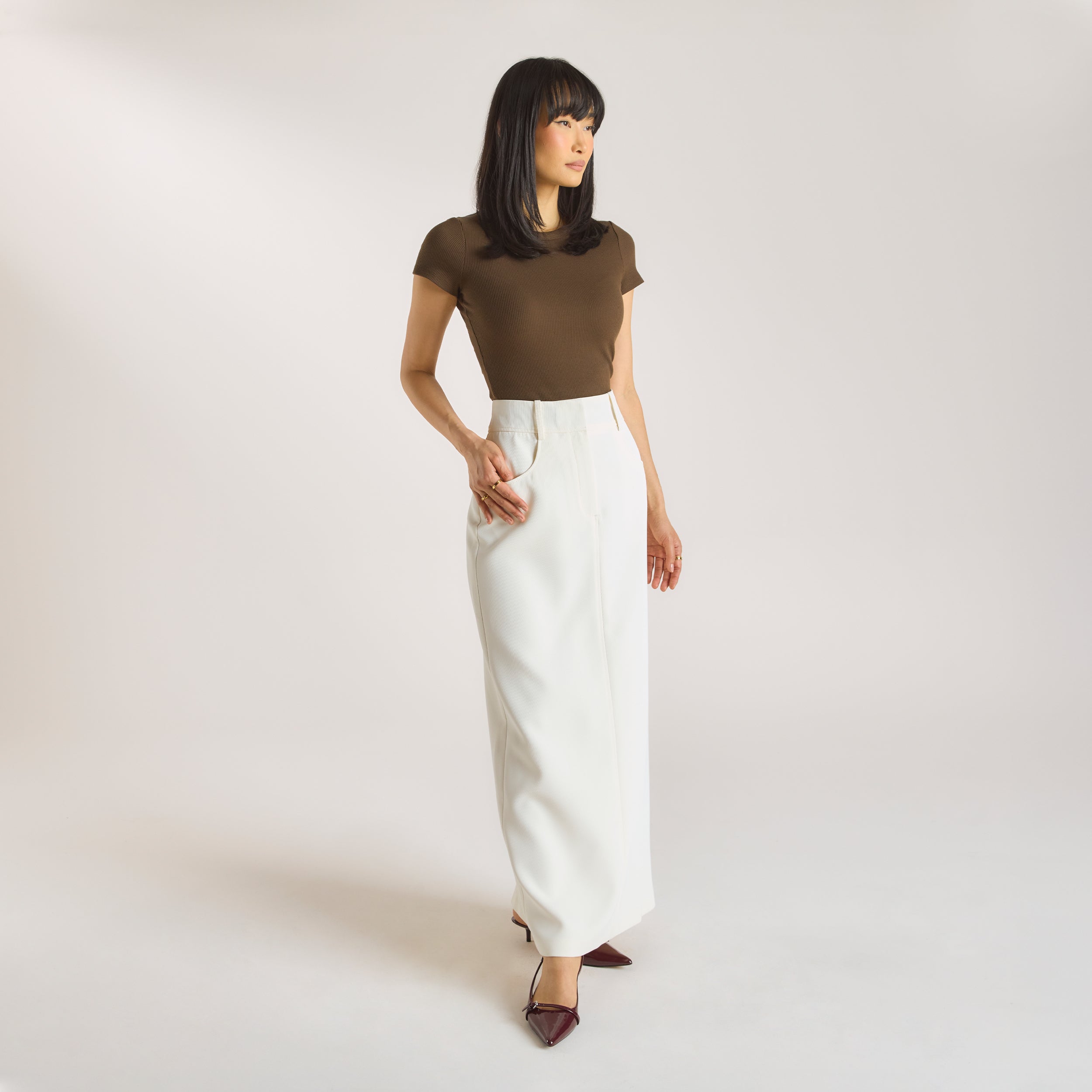 Maxi Skirt  | Maxi Skirt - Cream