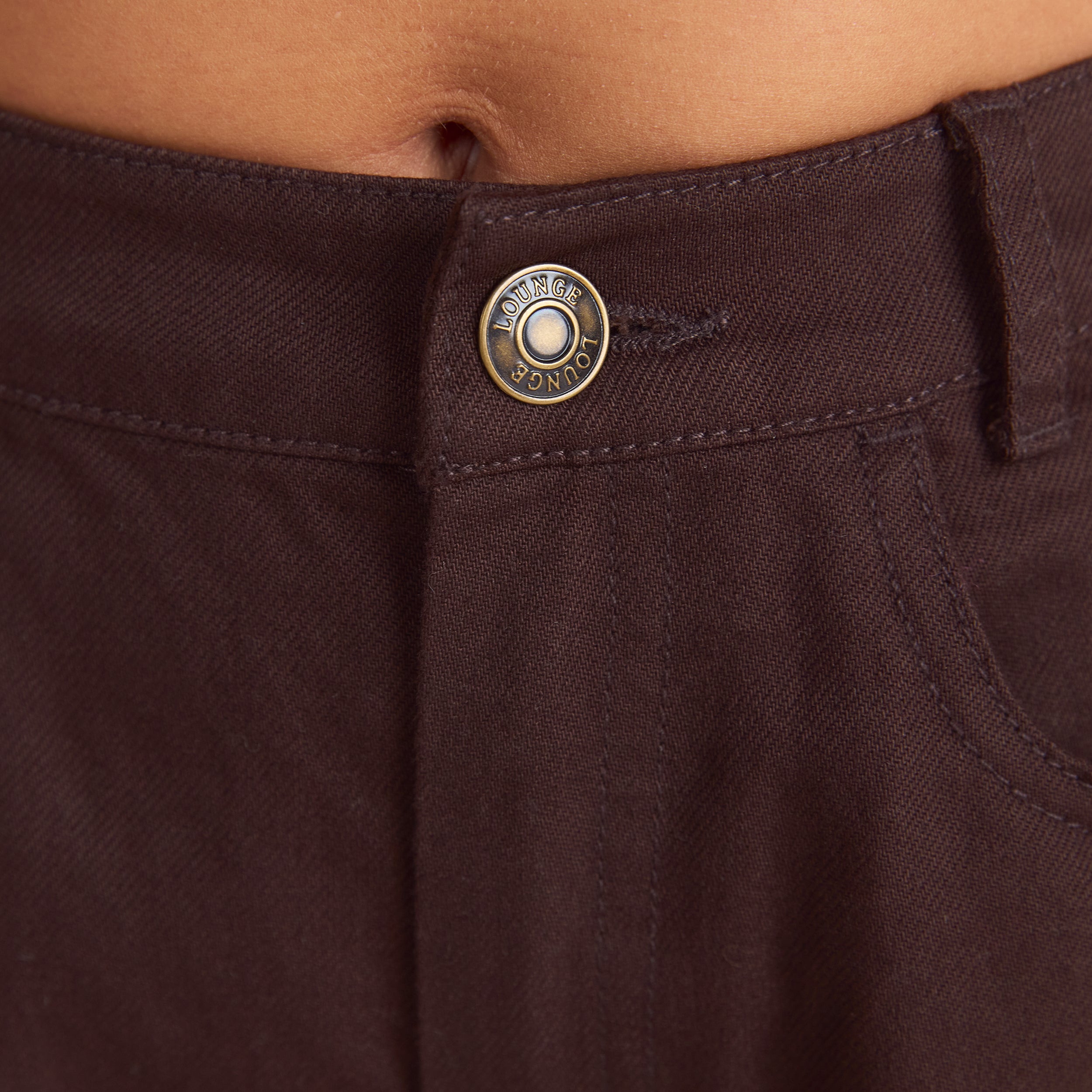 Denim Straight-Leg Jeans | Denim Straight-Leg Jeans - Chocolate