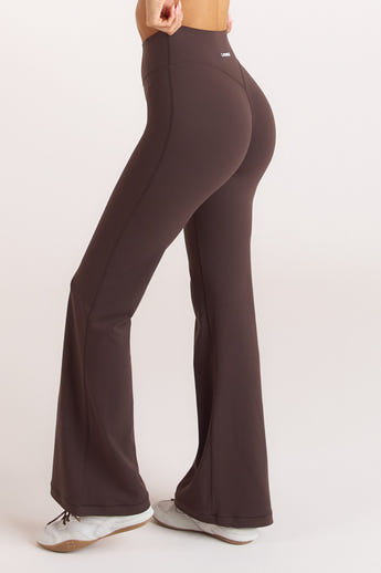 ContourSoft Flared Leggings - Dark Chocolate