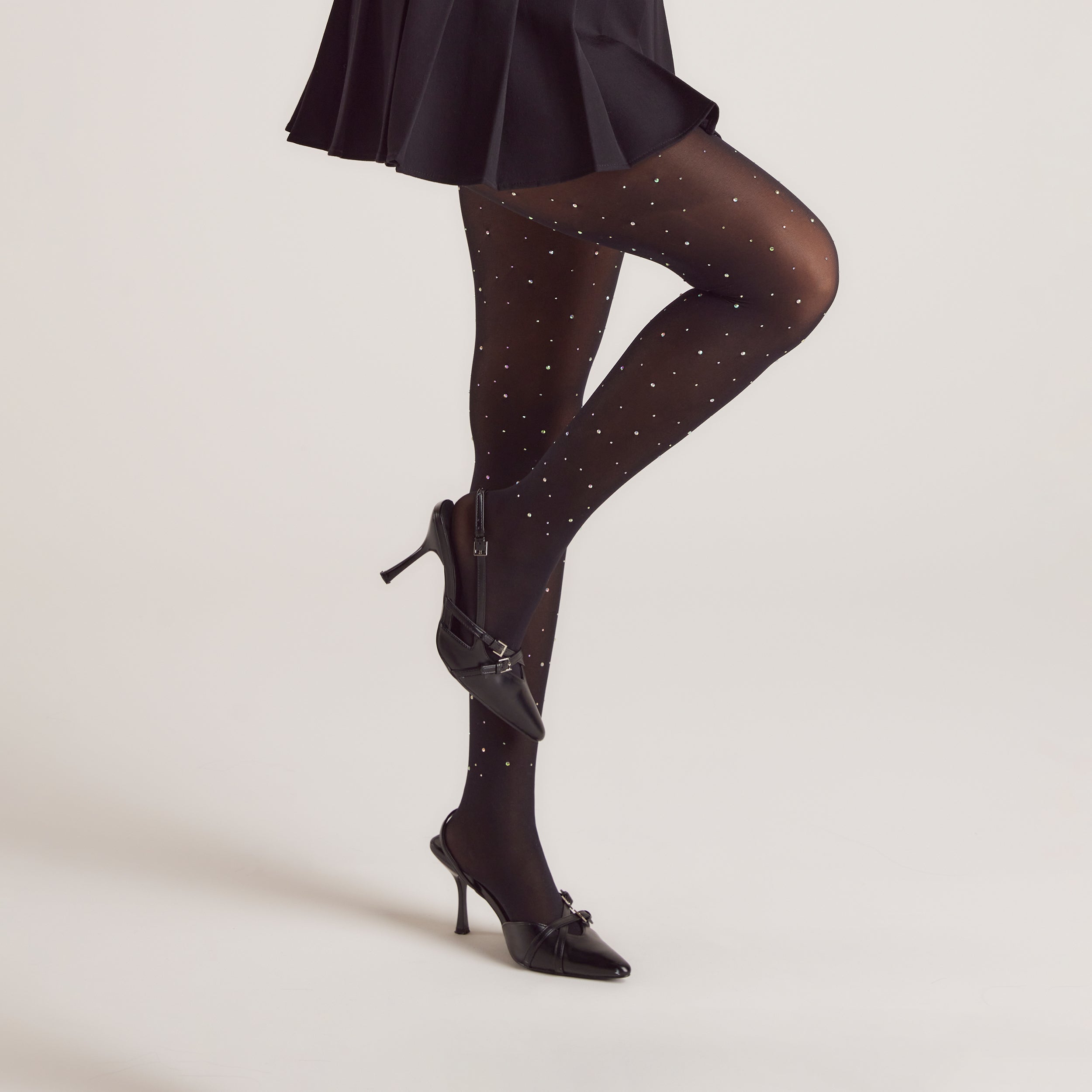 Diamanté Tights (40 Denier)  | Imaani, S-M