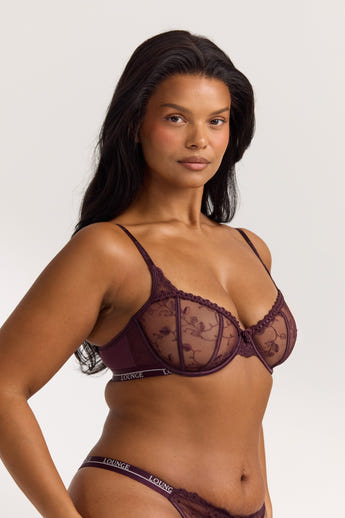 Reveal Balcony Bra - Fig