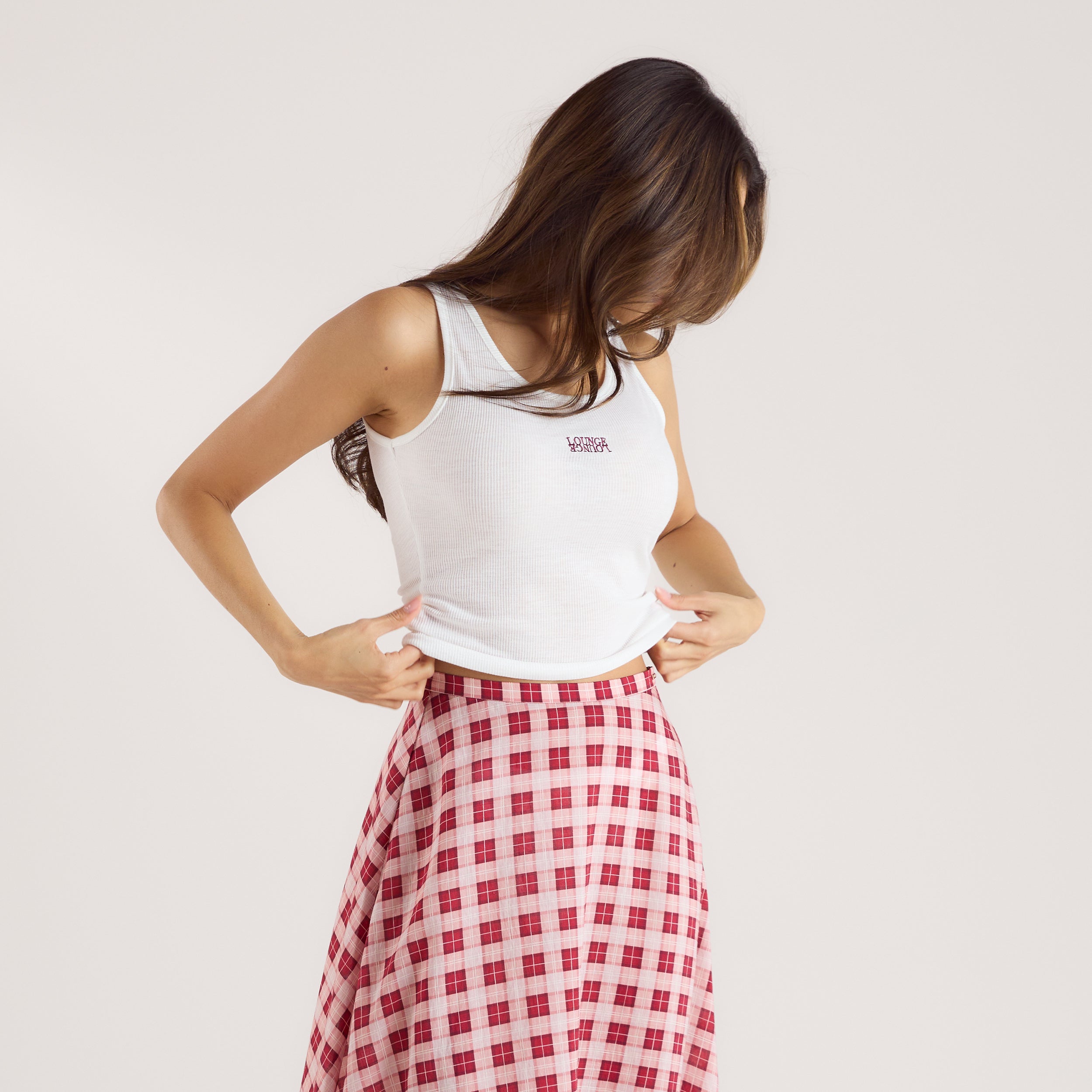 Sheer Ribbed Vest Top | Sheer Ribbed Vest Top - White