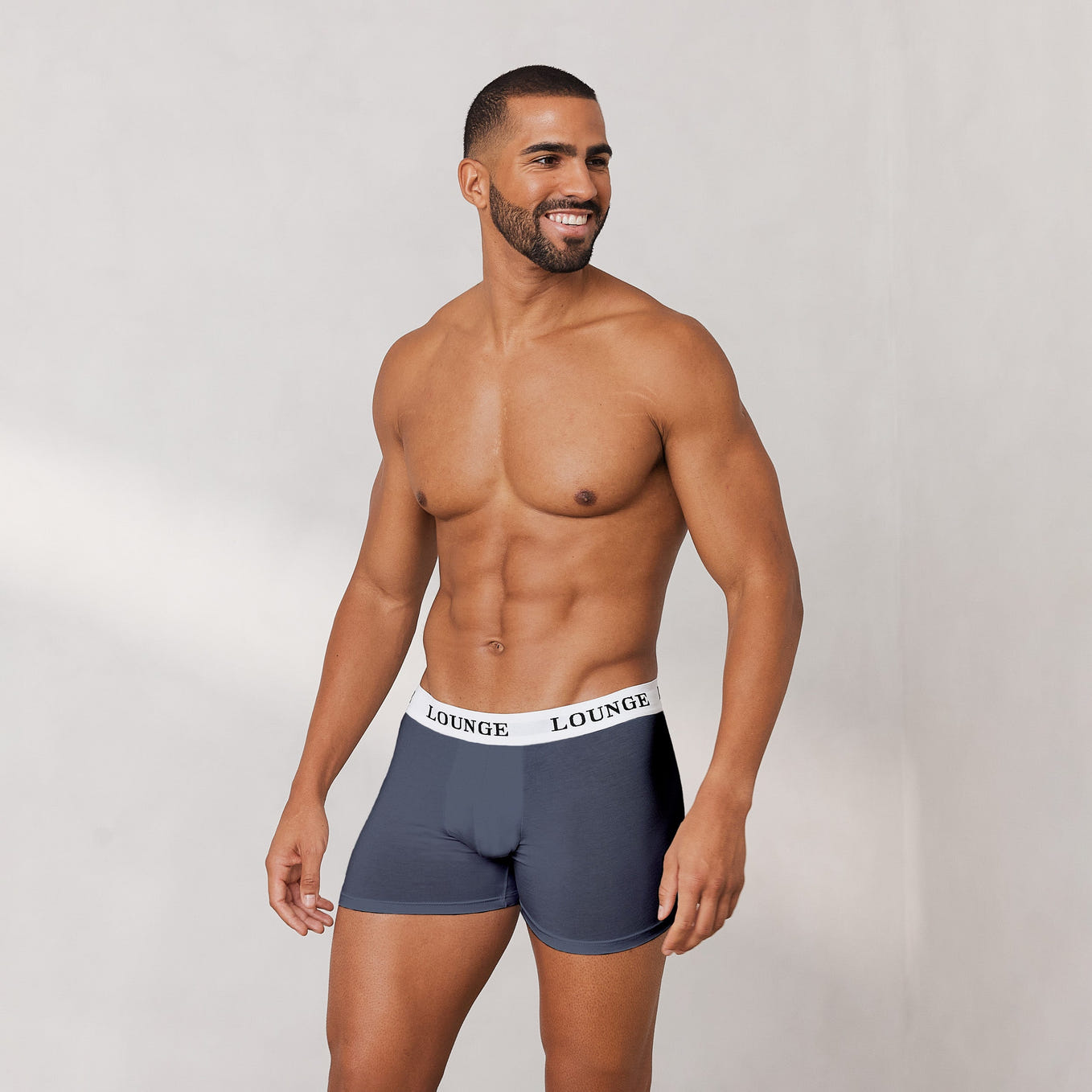 Kit Boxer Blue Men's Everyday Boxers (3 Pack) - Smoked Blue