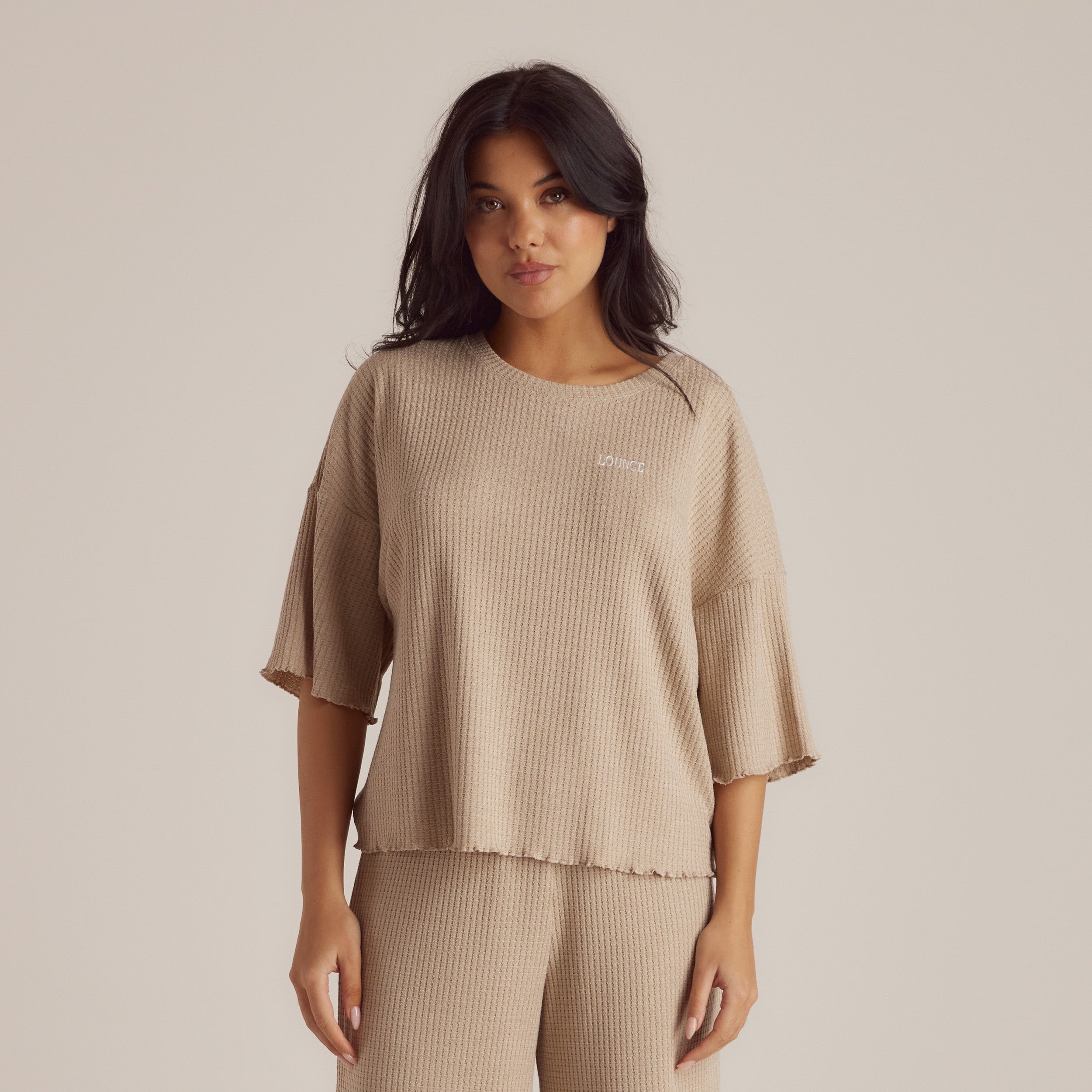 Soft Waffle Pyjama Top | Imaani, S