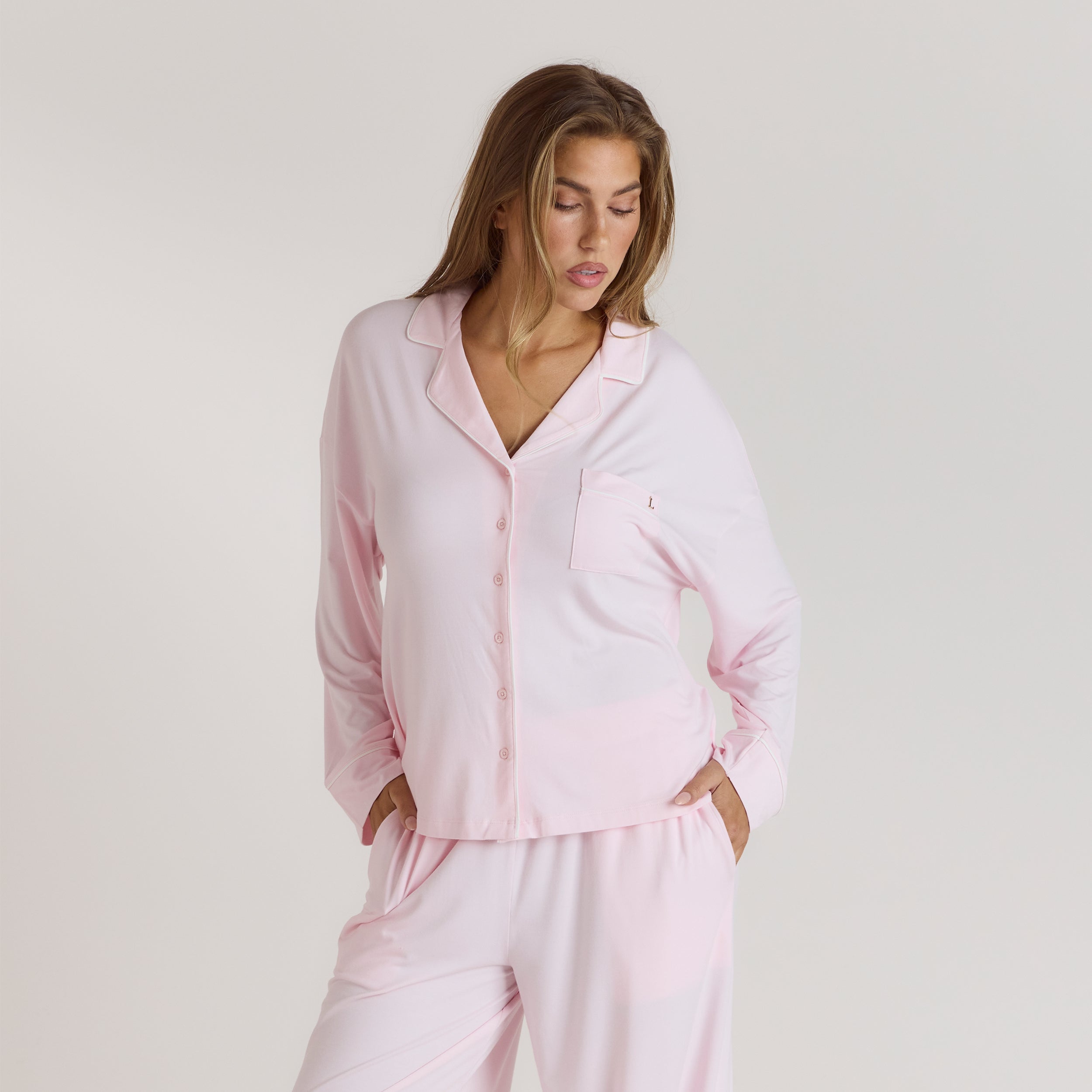 Modal Pyjama Shirt | Modal Pyjama Shirt - Pink